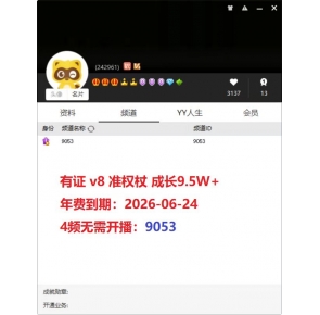 （9053）YY频道秒杀8500元 手慢无